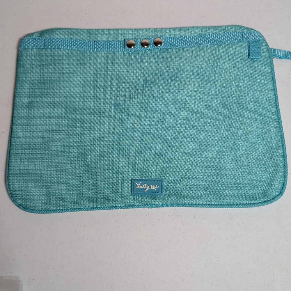 Thirty-One Pocket Tote Turquoise new